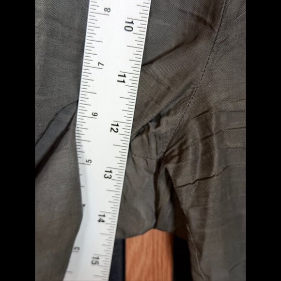 COS Pleated Trousers Women’s 4 Gray High Waisted Cropped Dress Pants - Picture 4 of 6